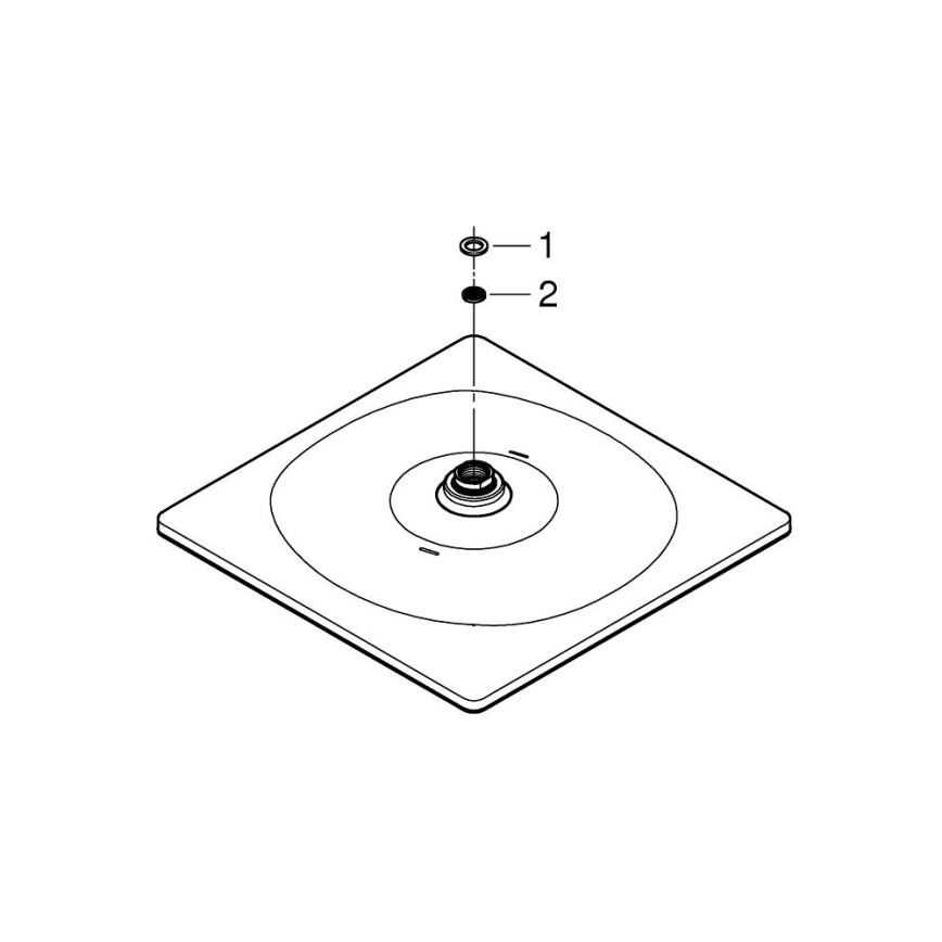 GROHE 26567000 - RAINSHOWER hoofddouche 310 mm, glanzend chroom