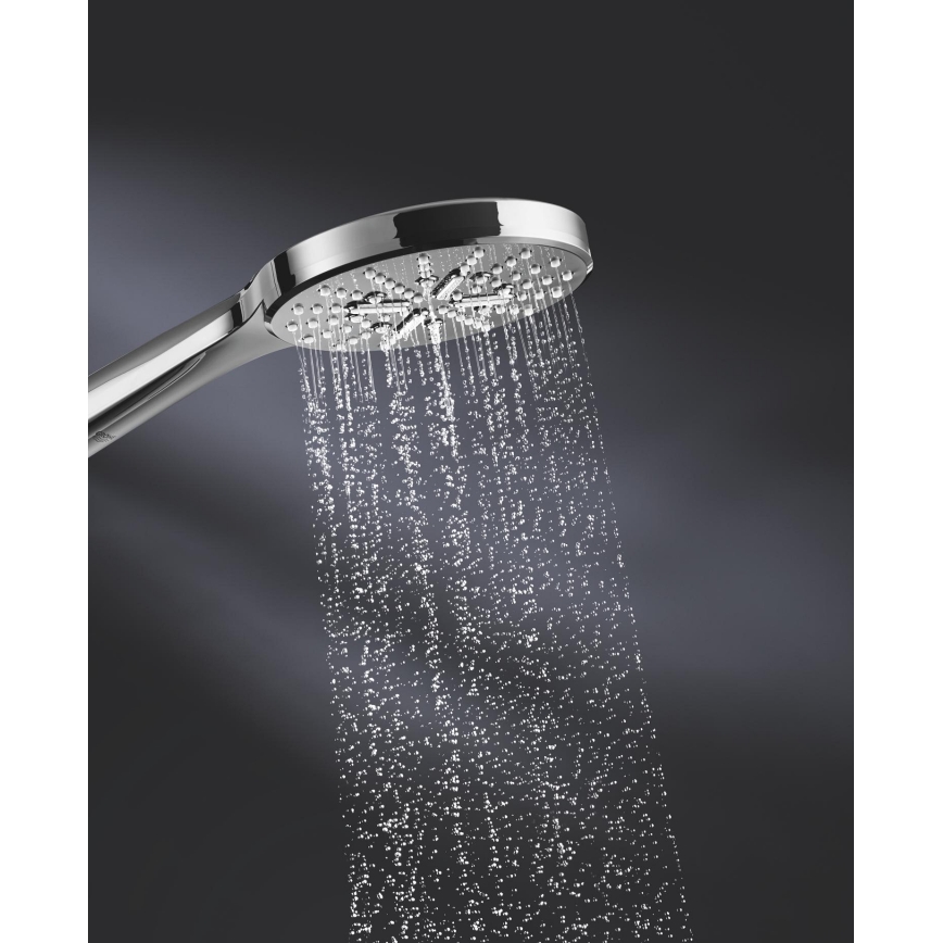 GROHE 26574000 - Douchette à main RAINSHOWER SMARTACTIVE 130 mm, chrome brillant