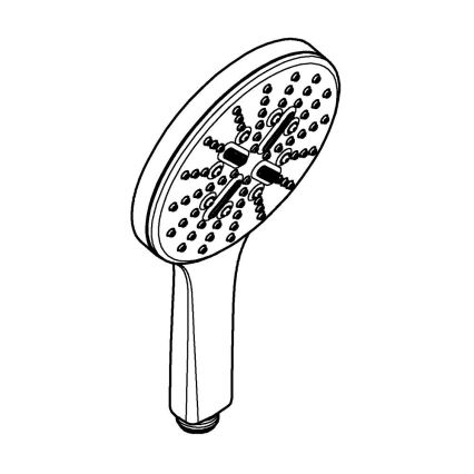 GROHE 26574000 - RAINSHOWER SMARTACTIVE handdouche 130 mm, glanzend chroom