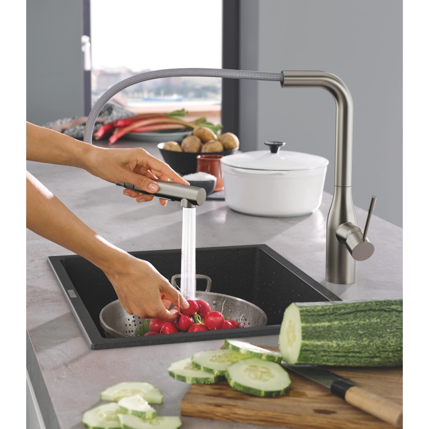 GROHE 26574GN0 - Douchette à main RAINSHOWER SMARTACTIVE 130 dorée