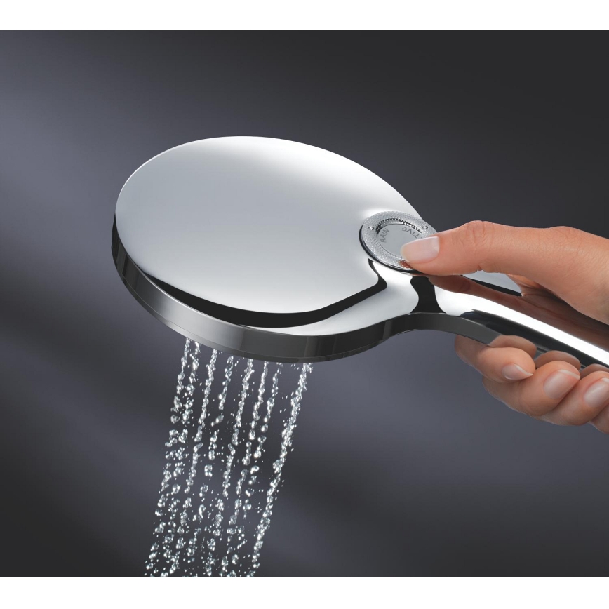 GROHE 26574LS0 - Douchette à main RAINSHOWER SMARTACTIVE 130 mm blanche