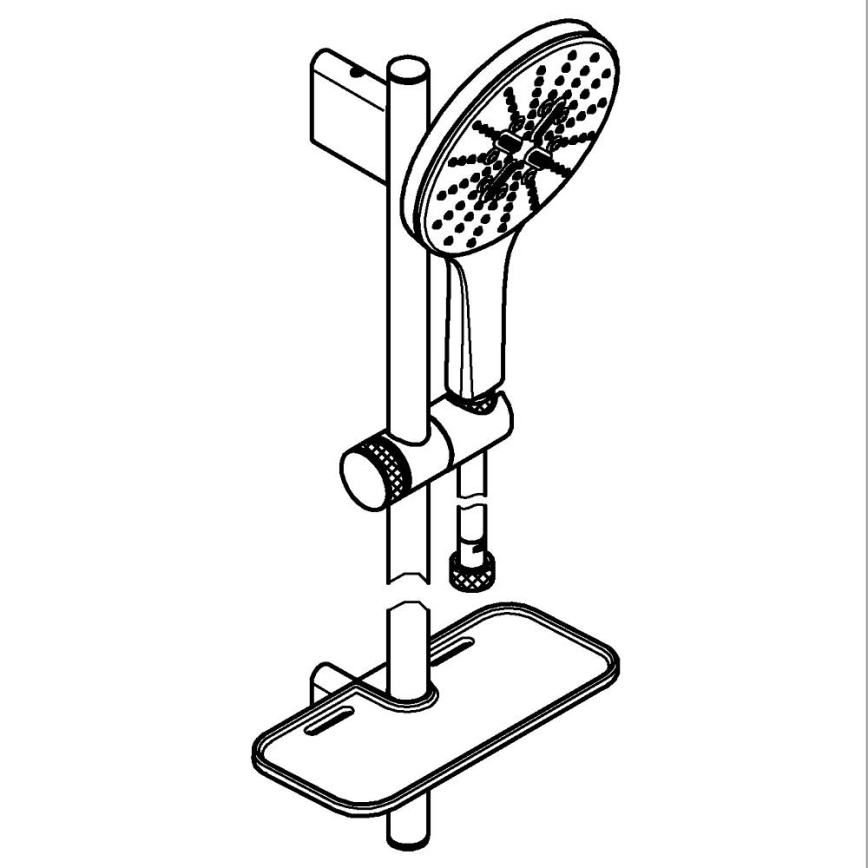 GROHE 26594000 - Doucheset RAINSHOWER SMARTACTIVE 150 900 mm glanzend chroom