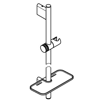 GROHE 26603DC0 - RAINSHOWER SMARTACTIVE douchestang 900 mm mat chroom