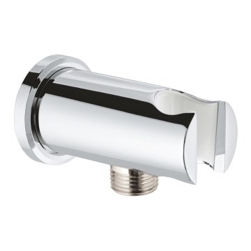 GROHE 26658000 - Raccord mural avec support intégré pour douchette Ø 48 mm, chrome