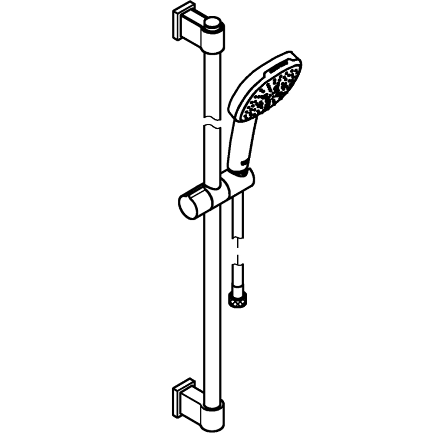 GROHE 26932001 - Doucheset VITALIO COMFORT 110 900 mm glanzend chroom