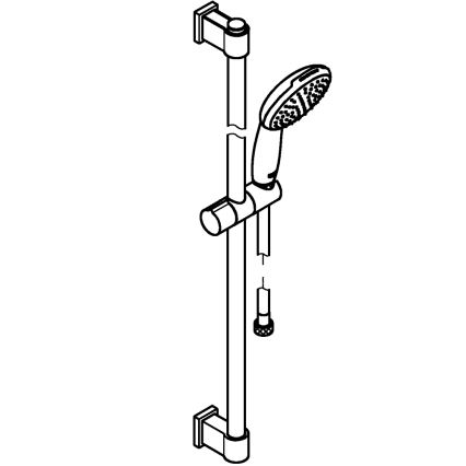 GROHE 26953001 - Doucheset VITALIO START 110, 900 mm, glanzend chroom