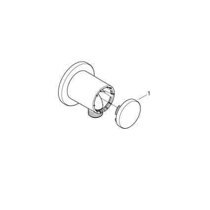 GROHE 26963001 - Coude mural VITALIO UNIVERSAL 12” chrome brillant