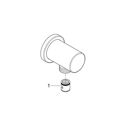 GROHE 27057AL0 - Muurbocht RAINSHOWER DN 15 grafiet