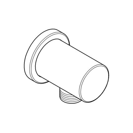 GROHE 27057AL0 - Muurbocht RAINSHOWER DN 15 grafiet