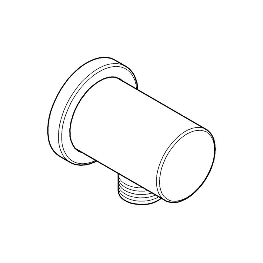 GROHE 27057AL0 - Muurbocht RAINSHOWER DN 15 grafiet
