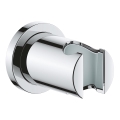 GROHE 27074000 - Support mural de douche RAINSHOWER avec rosace ronde, chrome brillant