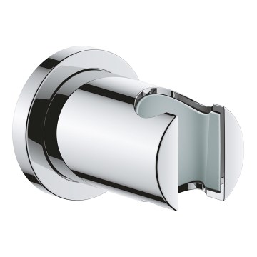GROHE 27074000 - Wandhouder voor RAINSHOWER met ronde rozet, glanzend chroom