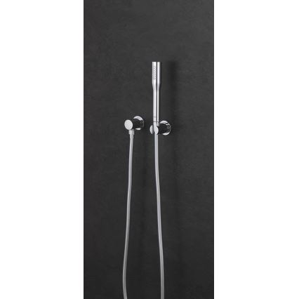 GROHE 27074000 - Wandhouder voor RAINSHOWER met ronde rozet, glanzend chroom