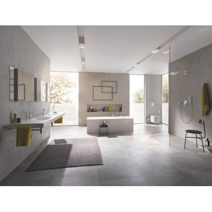 GROHE 27074000 - Wandhouder voor RAINSHOWER met ronde rozet, glanzend chroom