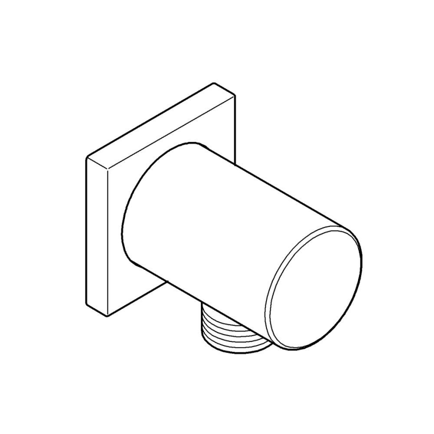 GROHE 27076000 - Wandbocht RAINSHOWER glanzend chroom