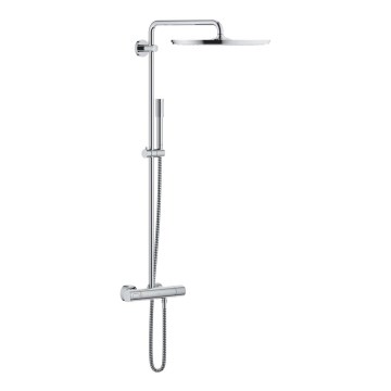 GROHE 27174001 - Système de douche RAINSHOWER SYSTEM 400 450 mm chromé brillant