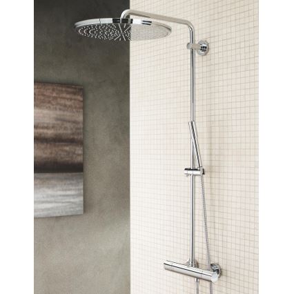 GROHE 27174001 - Système de douche RAINSHOWER SYSTEM 400 450 mm chromé brillant