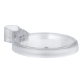 GROHE 27206000 - Porte-savon RELEXA pour barre de douche Ø 22 ou 25 mm transparent