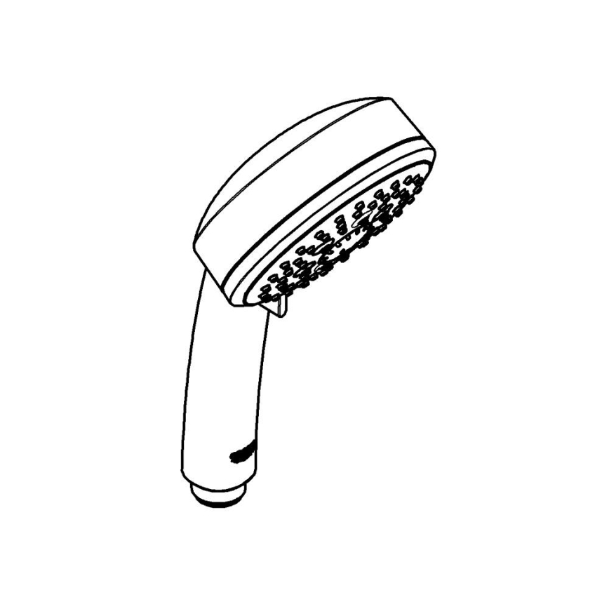 GROHE 27575002 - Pommeau de douche à main TEMPESTA COSMOPOLITAN 100 4” chromé brillant