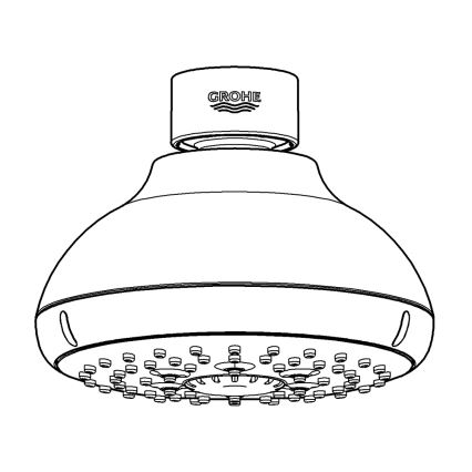 GROHE 27606001 - Hoofddouche NEW TEMPESTA 100 100 mm glanzend chroom