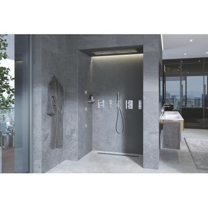 GROHE 27618000 - Cache thermostatique GROHTHERM F, chromé brillant