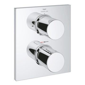 GROHE 27618000 - GROHTHERM F thermostatische afdekplaat, glanzend chroom