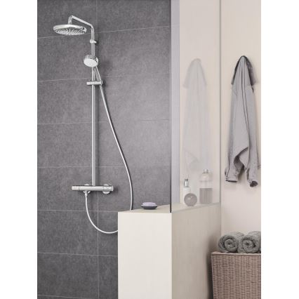 GROHE 27922001 - Doucheset met thermostaatkraan TEMPESTA COSMOPOLITAN 210 glanzend chroom