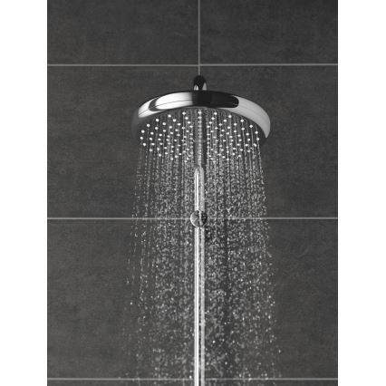 GROHE 27922001 - Ensemble de douche avec mitigeur thermostatique TEMPESTA COSMOPOLITAN 210, chrome brillant