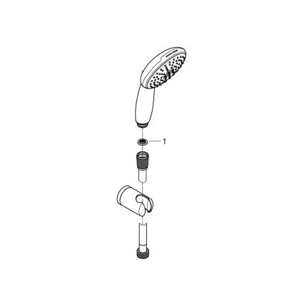 GROHE 27950001 - Ensemble de douche VITALIO START 110 chrome brillant