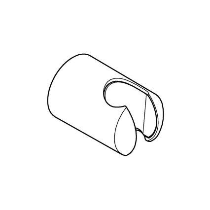 GROHE 279582430 - VITALIO UNIVERSAL handdouchehouder 61 mm zwart