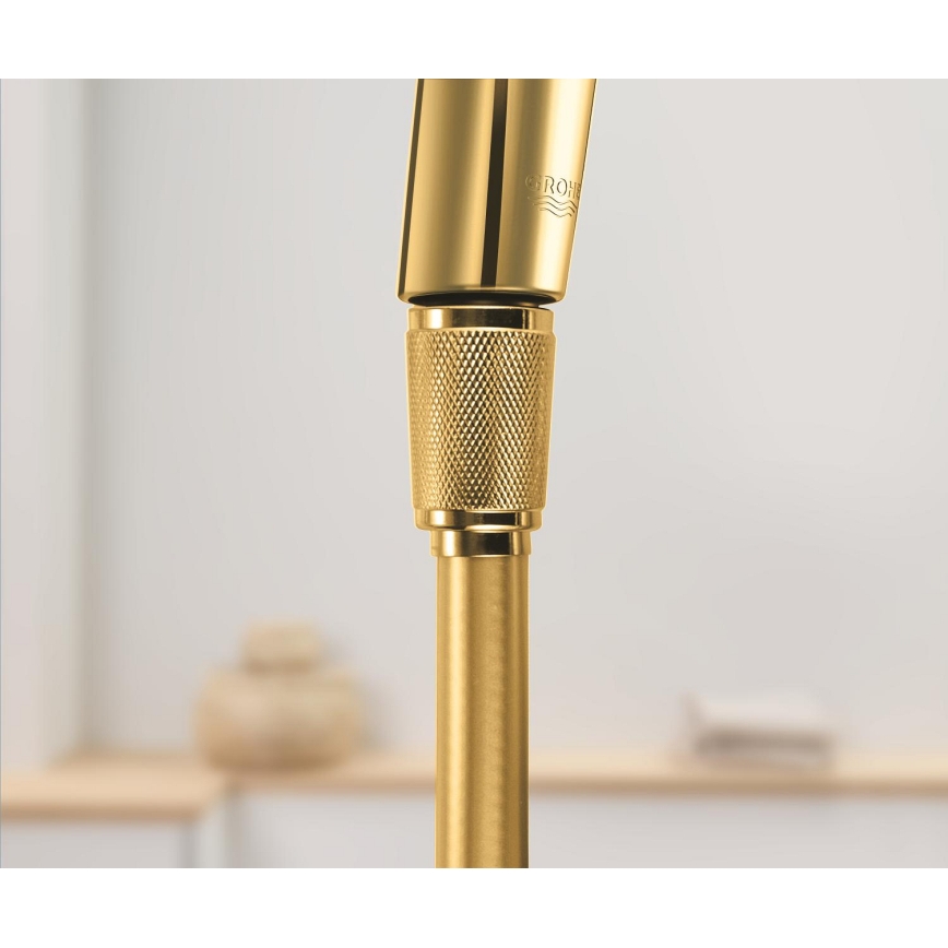 GROHE 28362GL1 - Flexible de douche SILVERFLEX 1250 mm, doré brossé