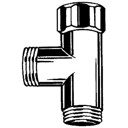 GROHE 28874000 - T-stuk DN 15 glanzend chroom