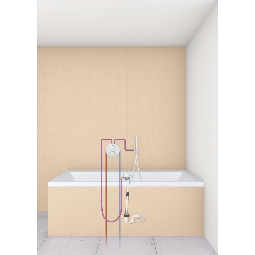 GROHE 28990000 - Badvul-, afvoer- en overloopset TALENTOFILL, chroom