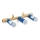 GROHE 29025002 - Universeel inbouwlichaam voor 3-gats wastafelmengkraan, messing