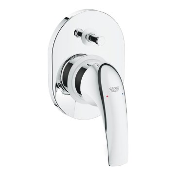 GROHE 29043000 - Mitigeur de baignoire EUROCUBE chrome poli