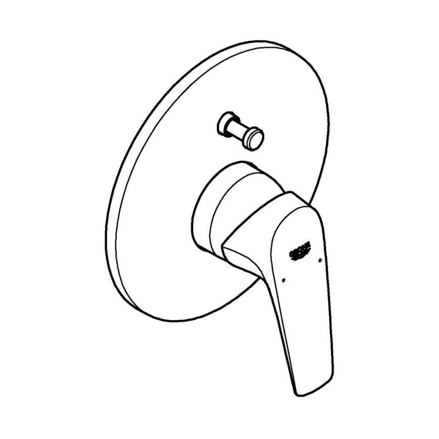 GROHE 29117000 - Mitigeur de baignoire LINEARE chrome poli