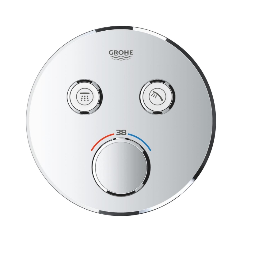 GROHE 29119000 - Thermostat GROHTHERM SMARTCONTROL, finition chrome brillant
