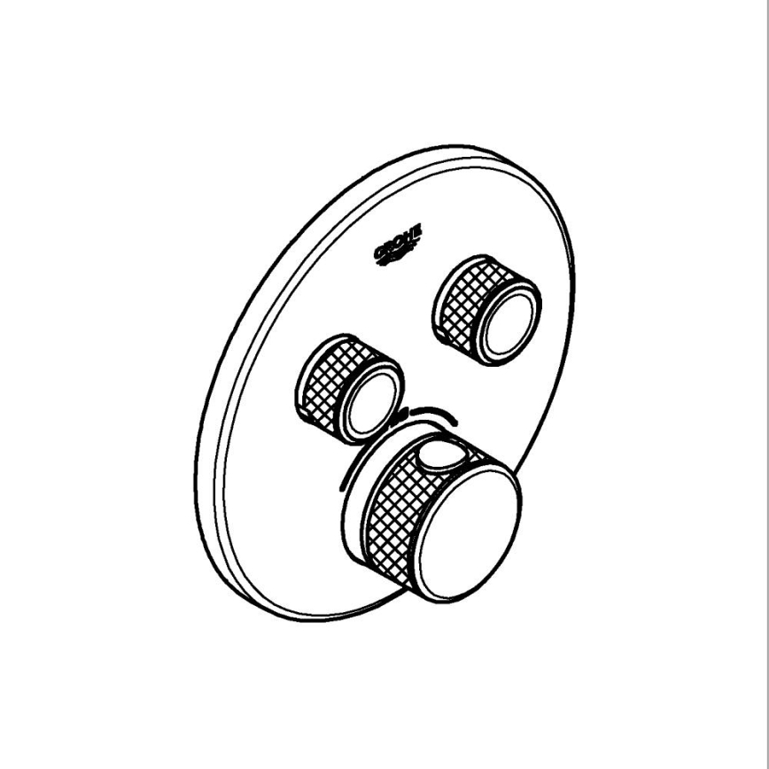 GROHE 29119AL0 - Thermostaat GROHTHERM SMARTCONTROL grafiet