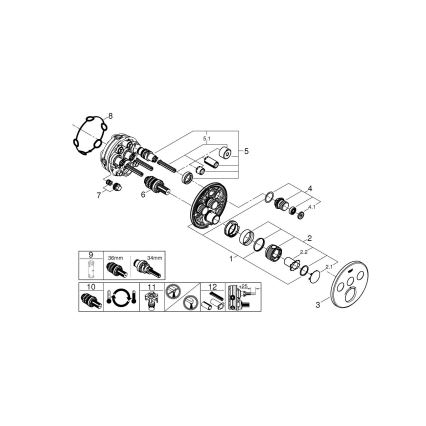 GROHE 29121AL0 - Mitigeur thermostatique GROHTHERM SMARTCONTROL graphite