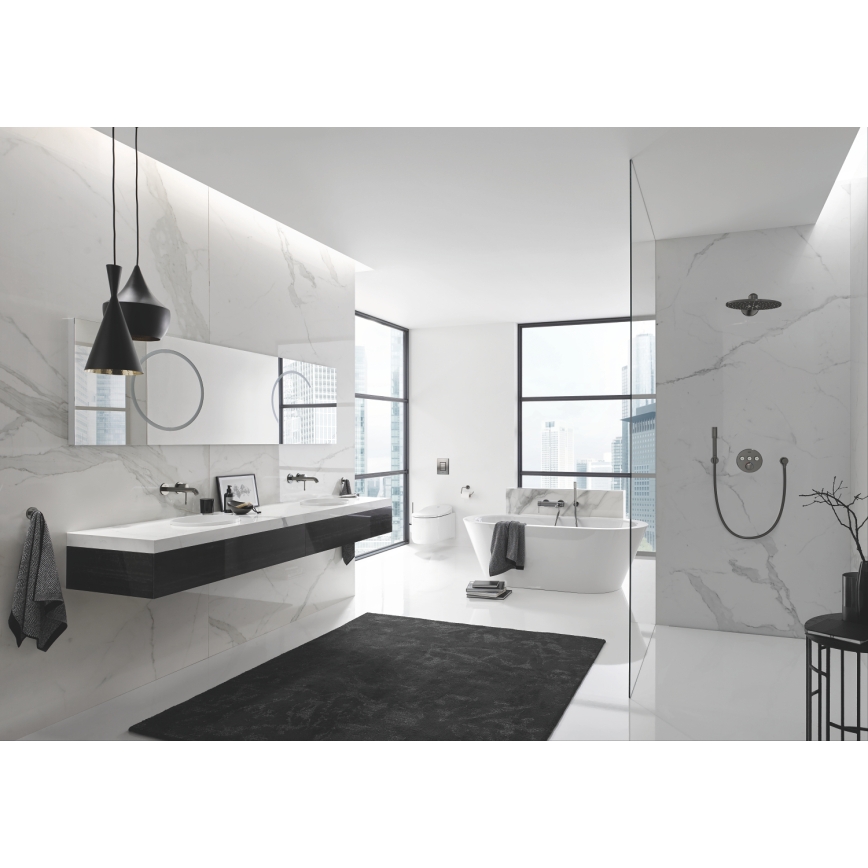 GROHE 29121AL0 - Mitigeur thermostatique de douche pour installation encastrée GROHTHERM SMARTCONTROL graphite