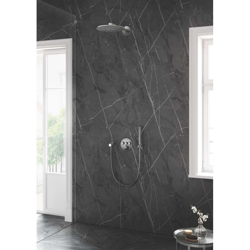 GROHE 29121AL0 - Mitigeur thermostatique de douche pour installation encastrée GROHTHERM SMARTCONTROL graphite