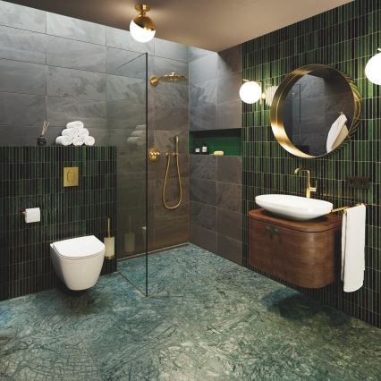 GROHE 29121GN0 - Mitigeur thermostatique de douche pour installation encastrée GROHTHERM SMARTCONTROL, finition dorée