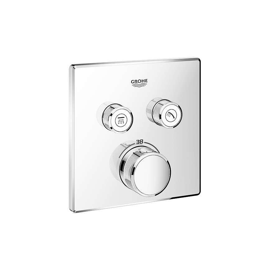 GROHE 29124000 - Thermostat GROHTHERM SMARTCONTROL, finition chromée brillante