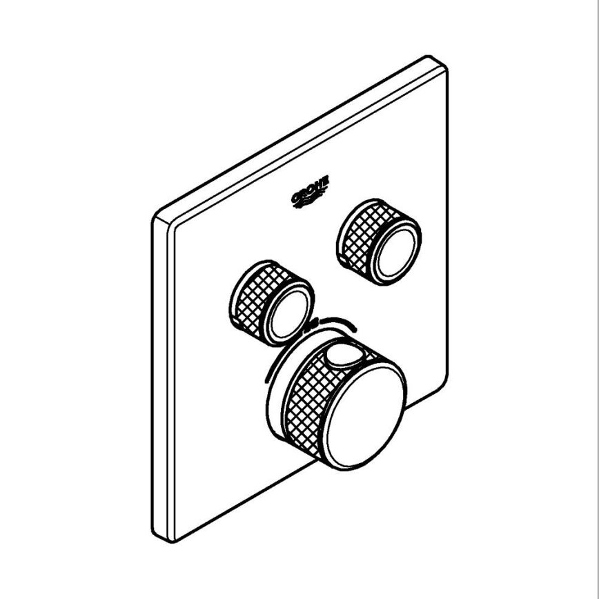 GROHE 29124A00 - GROHTHERM SMARTCONTROL thermostatische kraan, grafiet
