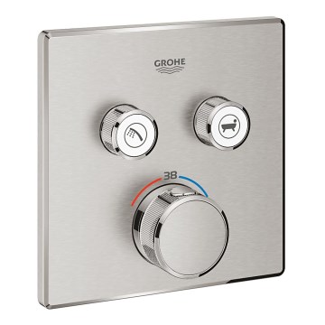GROHE 29124DC0 - Thermostat GROHTHERM SMARTCONTROL en acier inoxydable