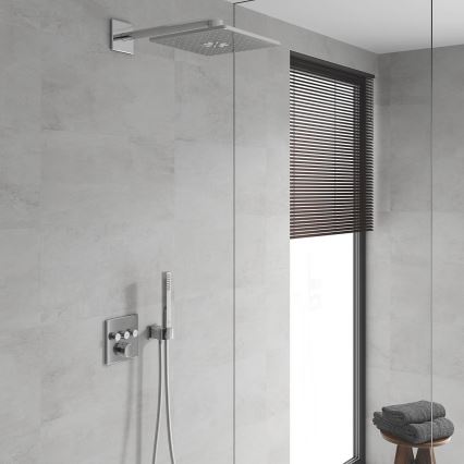 GROHE 29149000 - Cache pour mitigeur encastré SMARTCONTROL 158 × 158 mm chrome