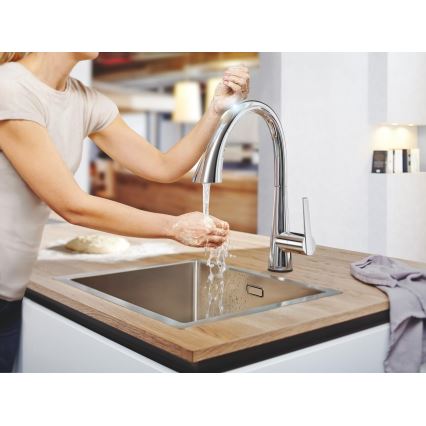 GROHE 30219002 - Elektronische keukenkraan ZEDRA TOUCH glanzend chroom