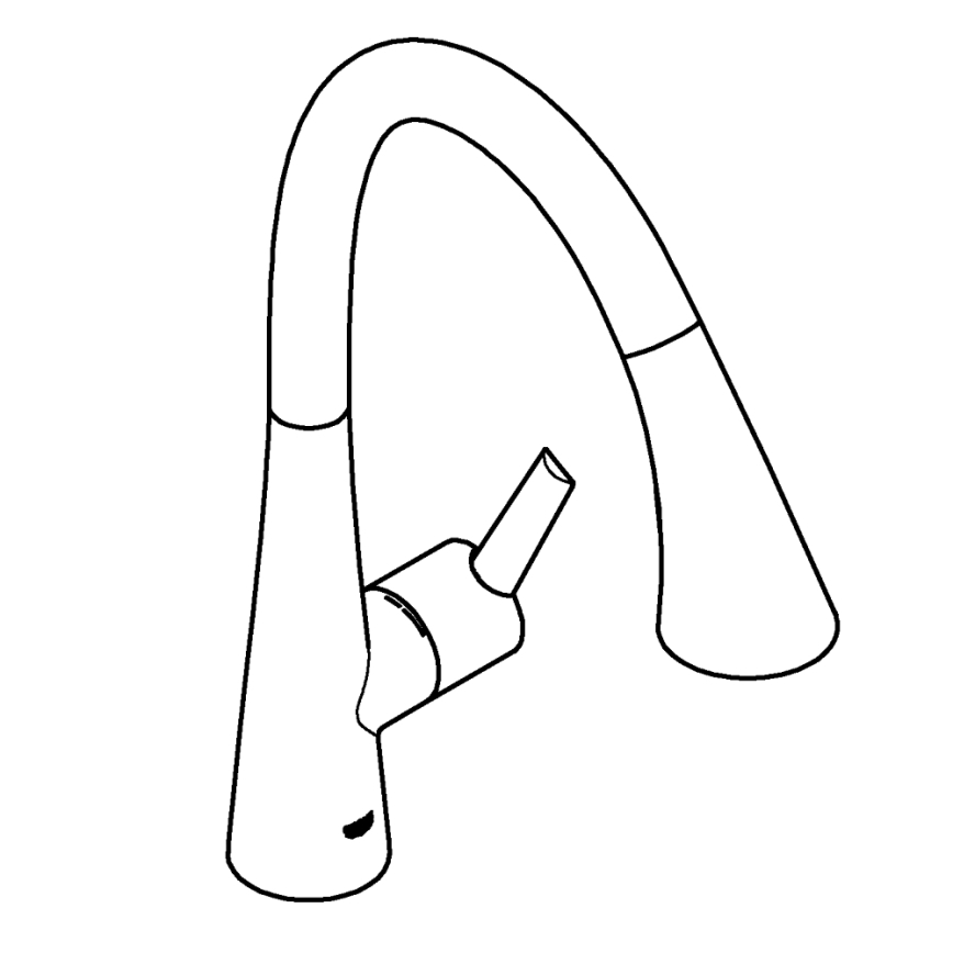 GROHE 30219002 - Mitigeur d'évier électronique ZEDRA TOUCH chromé brillant