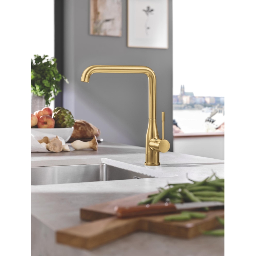 GROHE 30269GN0 - Keukenkraan ESSENCE, goud