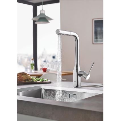 GROHE 30270000 - Mitigeur de cuisine ESSENCE 348 mm chromé brillant